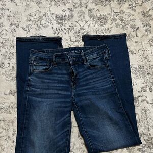 American Eagle Outfitters Women's Indigo Straight Leg Jeans